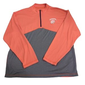 Clemson University 1/4 zip pullover shirt, Knights Apparel, Men's XL 46-48